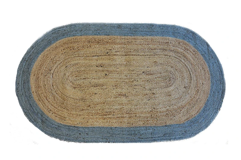 Bakero Roberta Oval 58 Natural/Silver 90 x 160 cm - Image 1