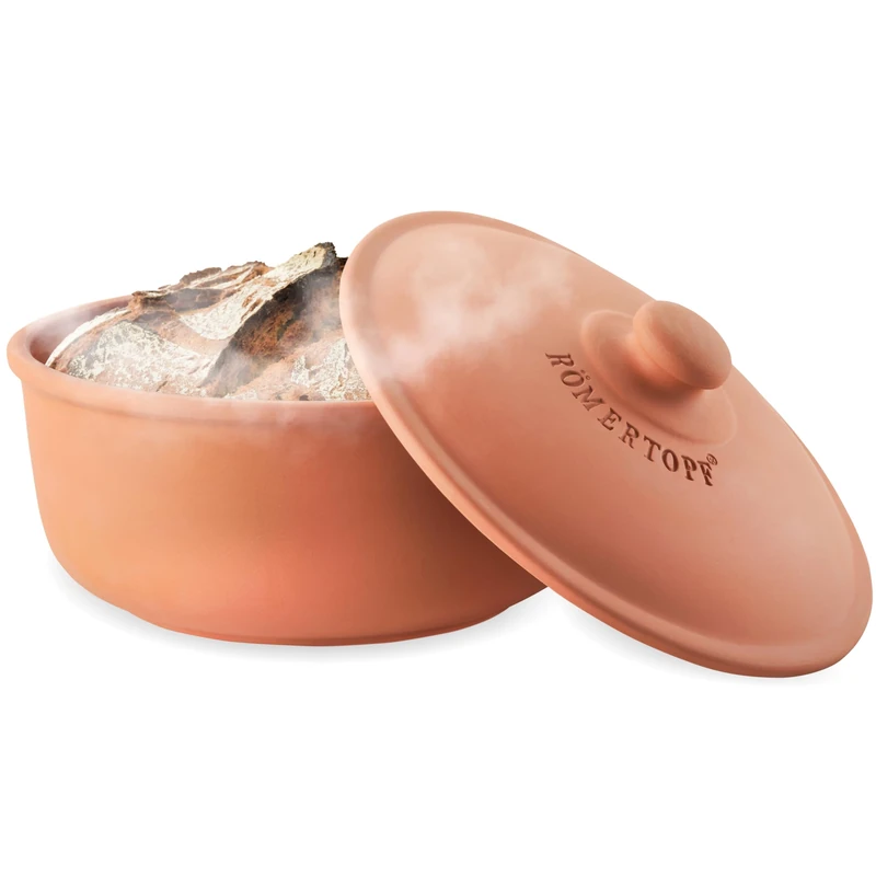 Römertopf Bread baking pot made of Naurton for a natural baking experience, bread baking mould, diameter 23.0 cm