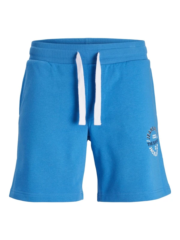 Jack & Jones Plus Men's JPSTANDY Sweat PLS Shorts, French Blue, 46, French Blue, 36 - Image 1