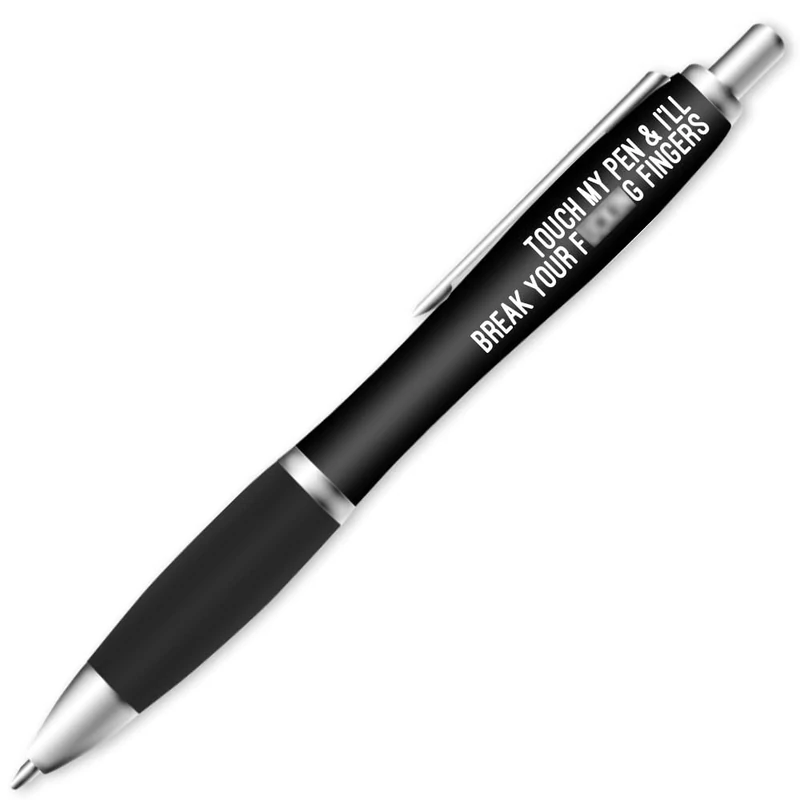 Silly Sentiments Mix & Match Funny Rude Pens - Orange Ballpoint