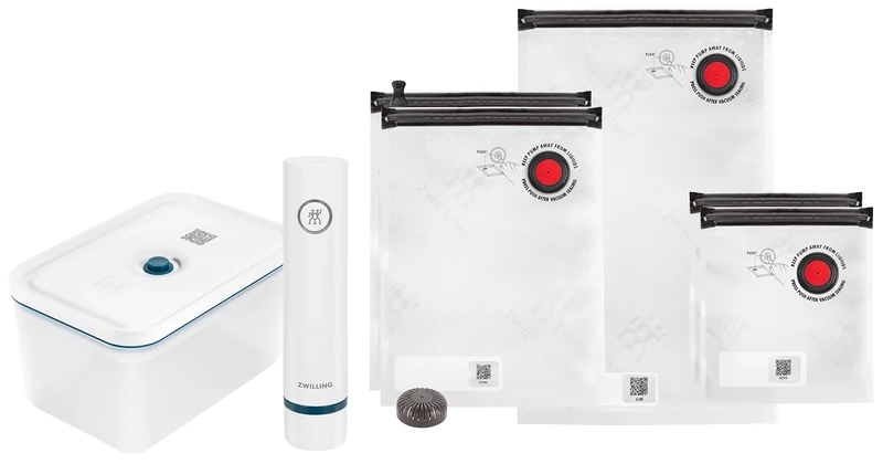 ZWILLING Fresh & Save Vacuum Starter Set, Plastic, L, 7-pcs, La Mer