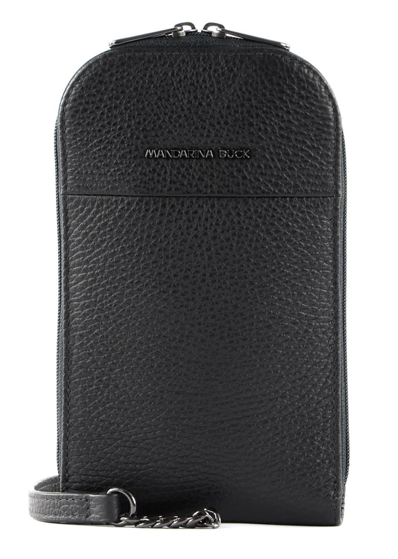 Mandarina Duck Mellow Leather, Women's Vertical Holder, Black, One Size, Black, Taglia Unica