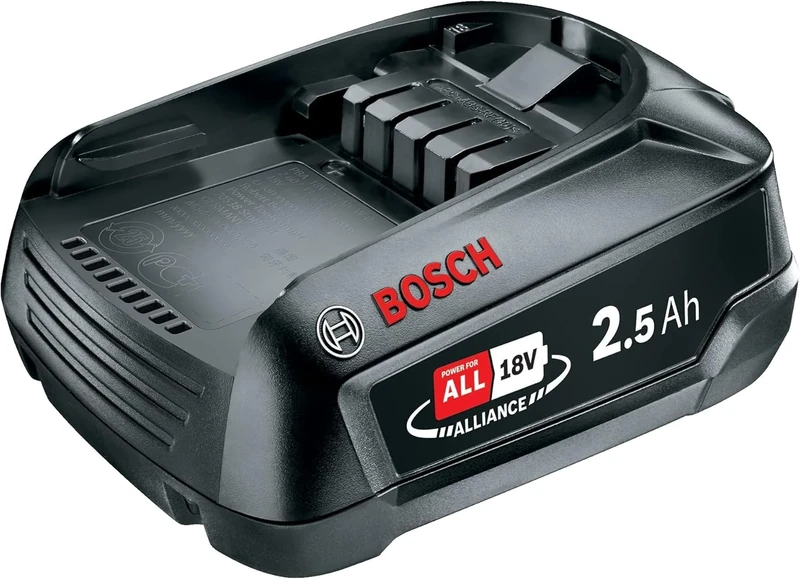 RAPID 18V 2.5 Ah Power for All Alliance Bosch Battery Pack - Long-Lasting W-C Battery for All 18V Rapid Power Tools - Works with Other P4A Brands: Bosch, Gardena, Gloria, Wagner (5001518), Black