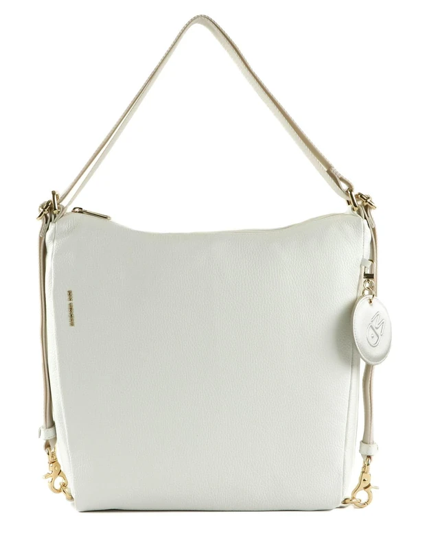 Mandarina Duck Women's Mellow Leather Crossover, Optical White25, Taglia Unica