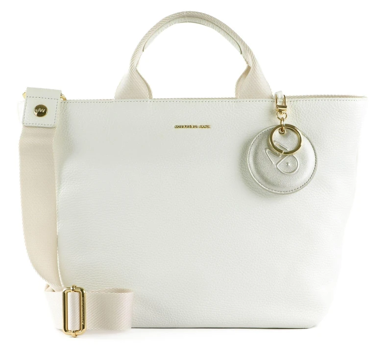 Mandarina Duck Women's Mellow Leather Crossover Bag - White