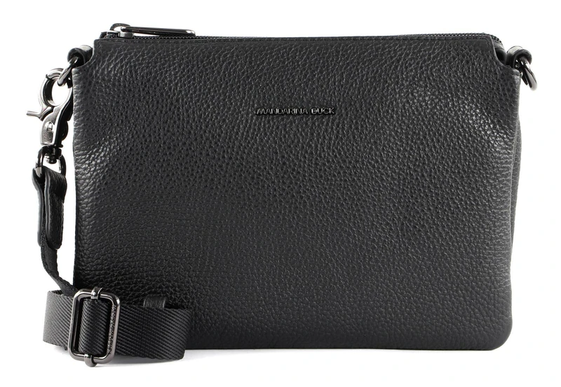 Mandarina Duck Mellow Leather, Women's Clutch Bag, Black, One Size, Black, Taglia Unica