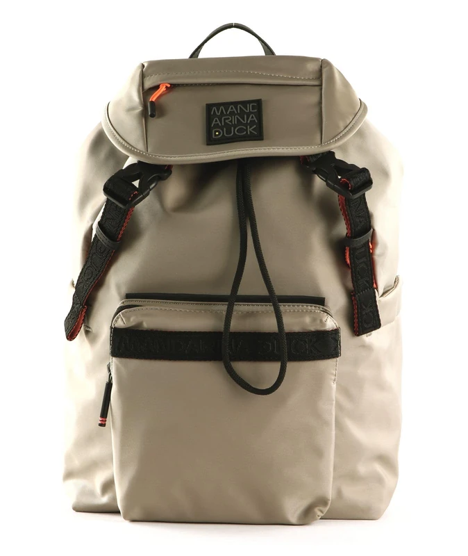 Mandarina Duck Warrior Men's Backpack Simply Taupe, One Size, Simply Taupe, Taglia Unica - Image 1