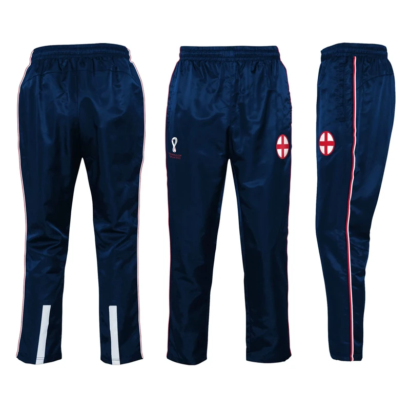 FIFA Official World Cup 2022 Training Football Tracksuit Bottoms, Men's, England, Medium Navy