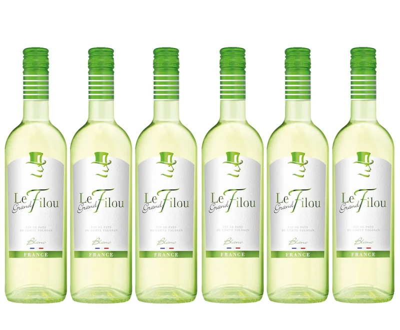 Le Grand Filou - White wine IGP Comté Tolosan - France (6 x 0,75 L)