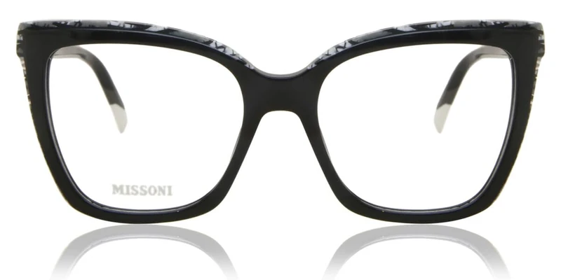 MISSONI MIS 0092 1EI BLACK PATTERN GREY 54/18/145 WOMAN Eyewear Frame