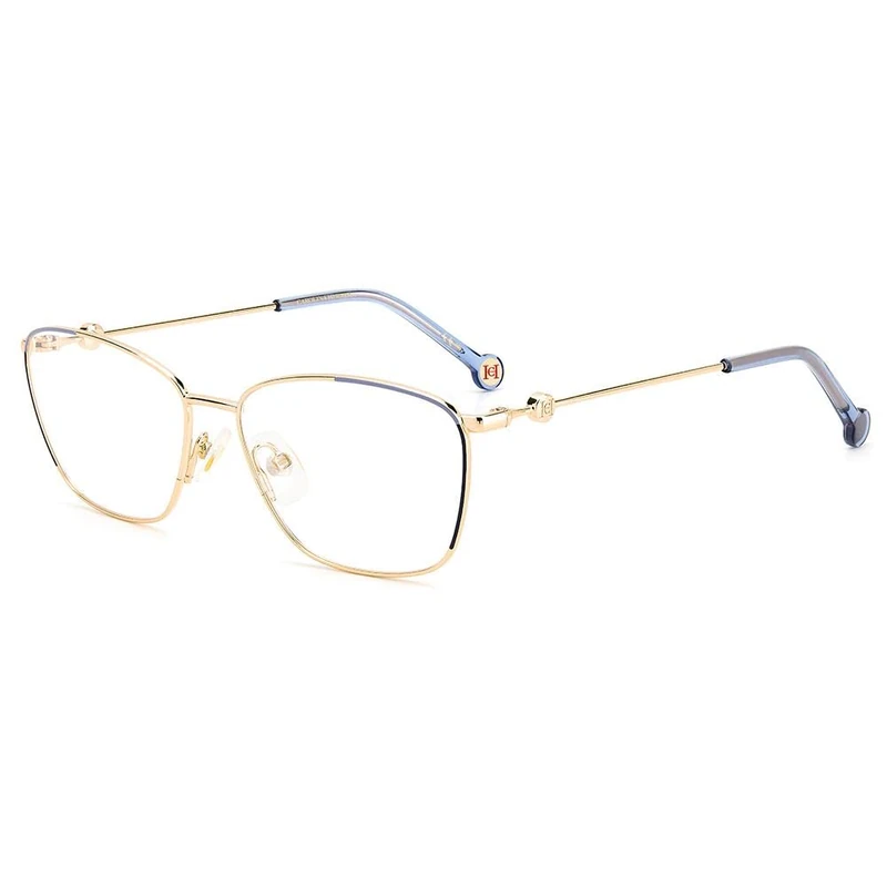 Carolina Herrera Ch 0060 LKS/16 GOLD BLUE Eyewear Women's Steel, Standard, 57