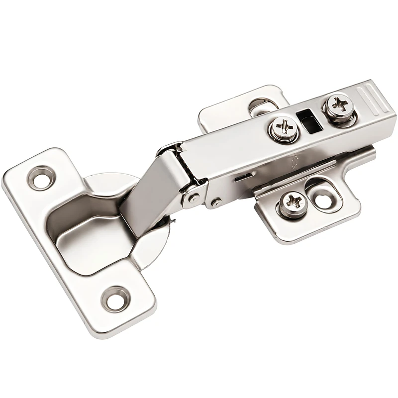 Berta 50-Pack Full Overlay Frameless Soft-Close European Hinges, 110° 3D Adjustable, Clip-On Concealed Kitchen Cabinet Door Hinges with Screws - Ideal for Modern Cabinet