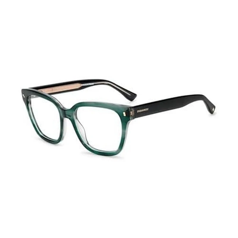 Dsquared Dsq D2 0025 M5C/18 STRIPED TEAL Eyewear Unisex Acetate, Standard, 18