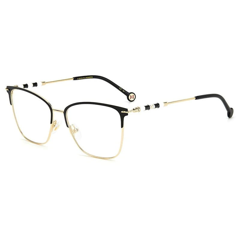 Carolina Herrera Ch 0040 RHL/16 GOLD BLACK Eyewear Women's Steel, Standard, 54