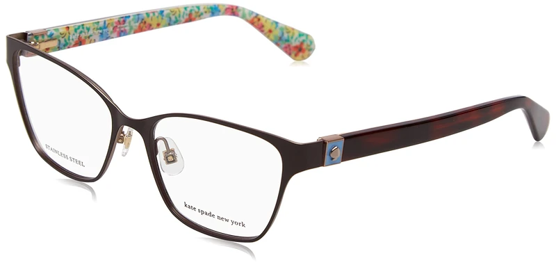 Kate Spade Ivie 09Q/16 BROWN Eyewear Women's Steel, Standard, 52