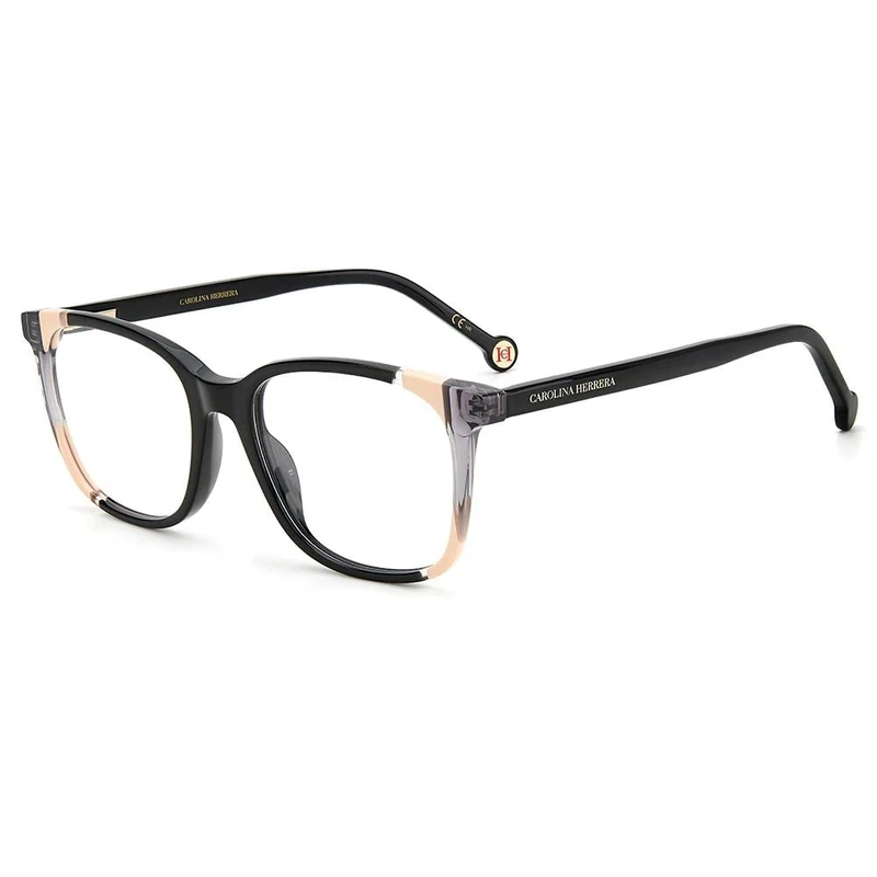 Carolina Herrera Her Ch 0065 KDX/17 BLACK NUDE Eyewear Unisex Acetate, Standard, 17