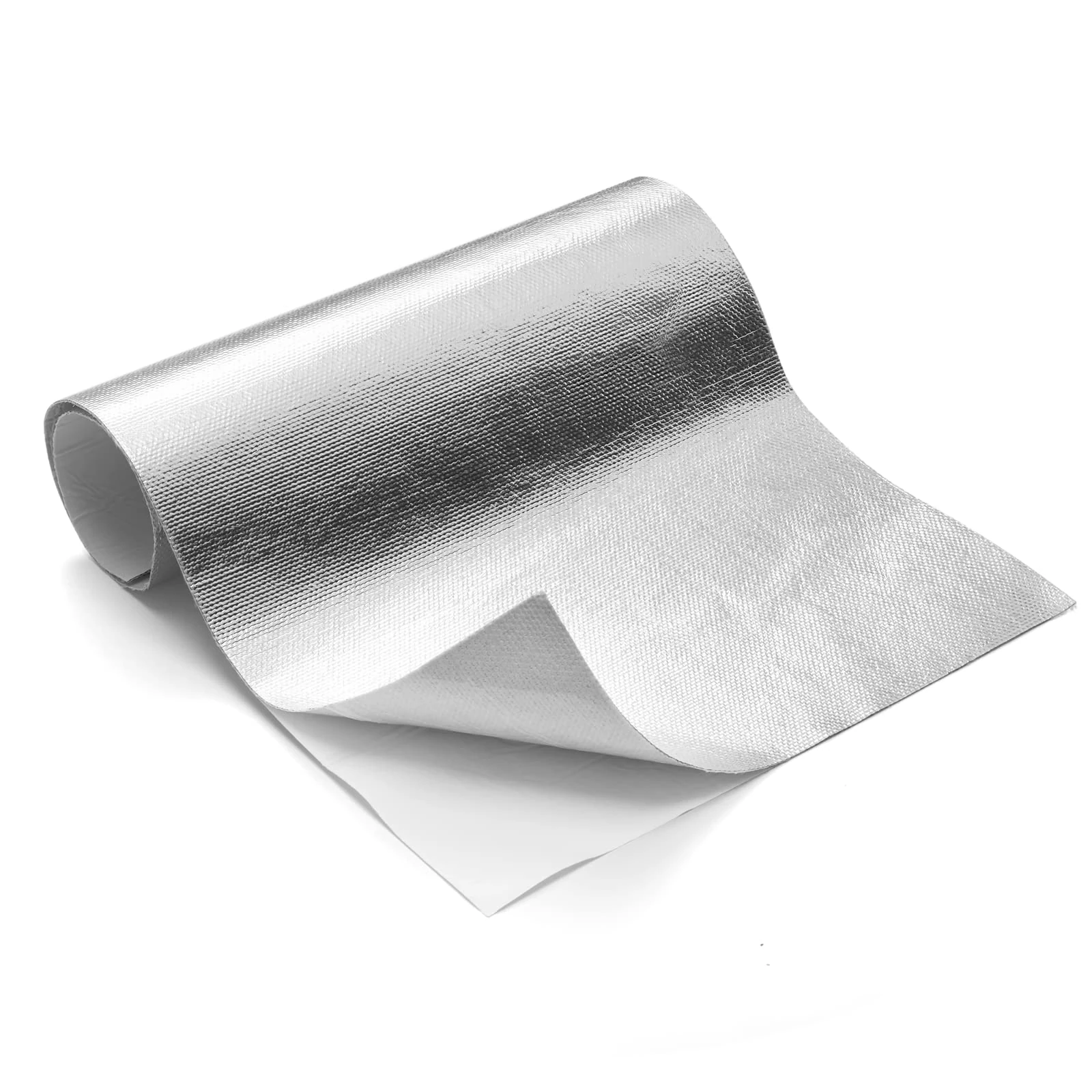 FLASLD Aluminized Heat Shield Thermal Barrier Adhesive Backed Heat Blanket 24'' X 24'', Protect Parts and Components from Damaging Radiant Heat