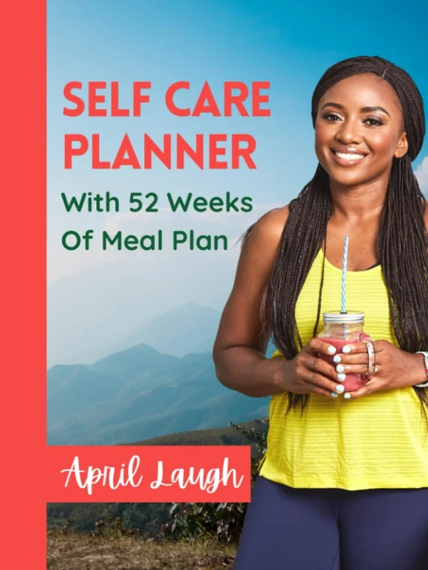 Self Care Planner: Fitness, Wellness & Self Improvement Journal With 52 Weeks Of Meal Plan - Image 1