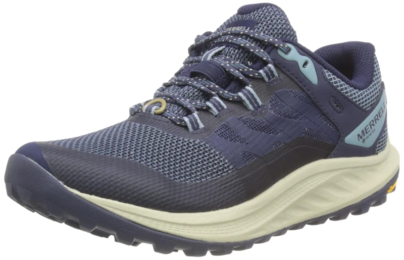 Merrell Women's Antora 3 GTX Waterproof Outdoor Trainer, Sea, UK 4.5