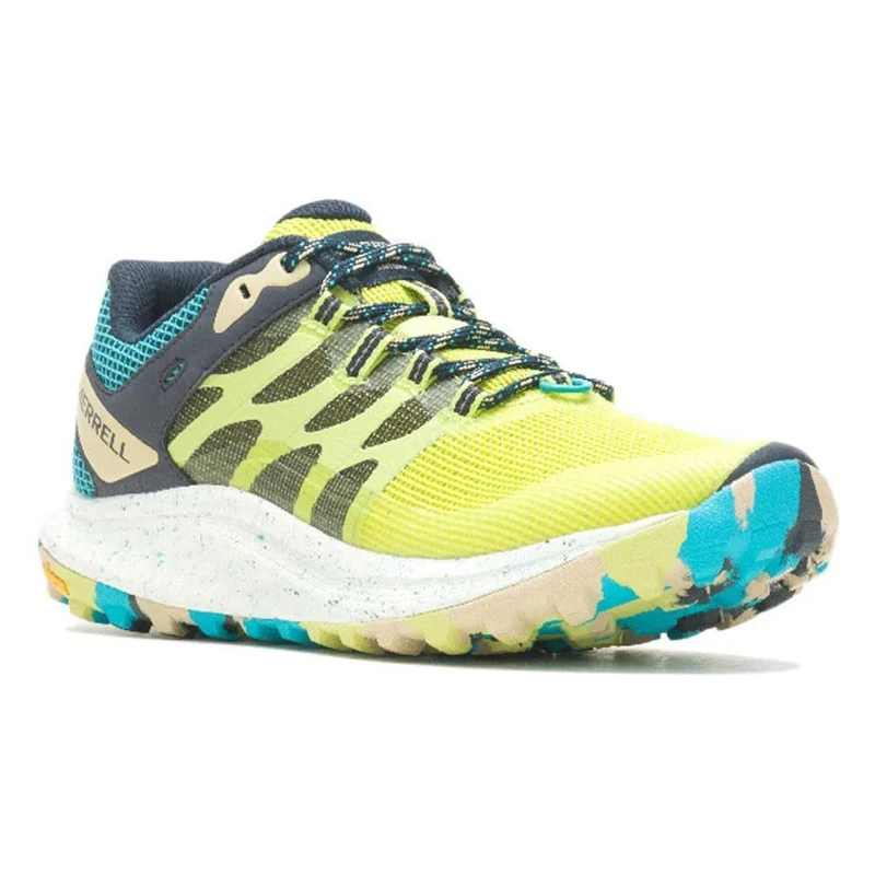 Merrell Women's Antora 3 Outdoor Trainer, Celery, UK 3.5