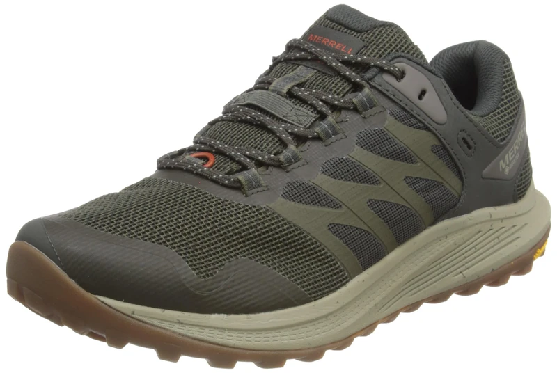 Merrell Men's Nova 3 Waterproof Outdoor Trainer, Olive, UK 12.5