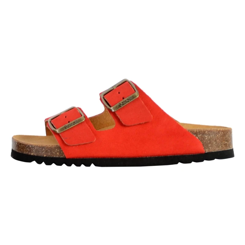 Scholl Women's Josephine Sandal, Red, 4 UK