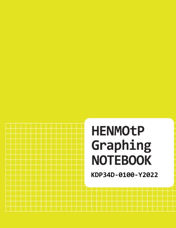 HENMOtP Graphing NOTEBOOK 34D-KDP0100-Y2022: Easiest Way to Encrypt and Secure Your Crypto Currency BIP-39 Seed Words and Personal Messages - Image 1