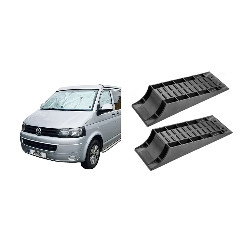 Maypole MP6609 Internal Thermal Blind, Grey & MP4601 Level Ramp Set (Twin Pack)