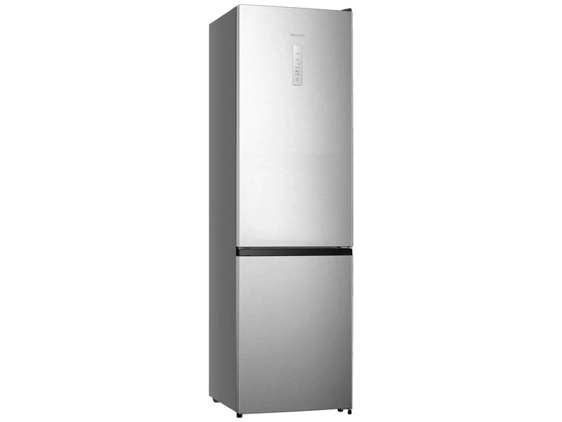 Hisense RB440N4ACD - Combi fridge, capacity 336 l with 2 m high, vegetable drawer, 4 congolator stars, reversible door, silent 36 dB grey