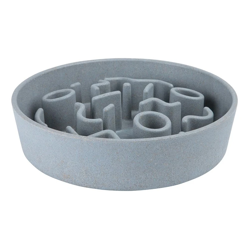 District 70 Bamboo Dog Slow Feeder, 28 cm, Ice Blue