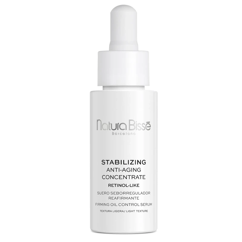 Natura Bissé Inhibit Stabilizing Anti-Aging Concentrate | Rejuvenating and Oil Control Facial Serum for Normal and Oily Skin with Salicylic Acid, Niacinamide and Prebiotic Complex | 1 fl. oz - 30 ml