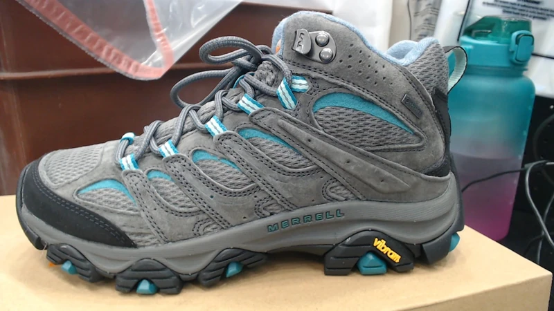 Merrell Women's Moab 3 Mid GTX Hiking Boot, Granite/Marine, 4 UK