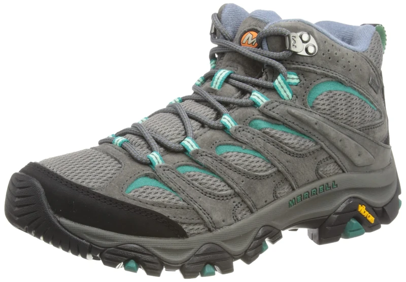 Merrell Women's Moab 3 Mid GTX Hiking Boot, Granite/Marine, 8 UK