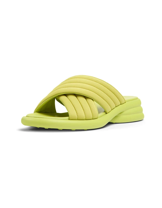 Camper Women's Spiro K201539 Heeled Sandal, Green, 2 UK