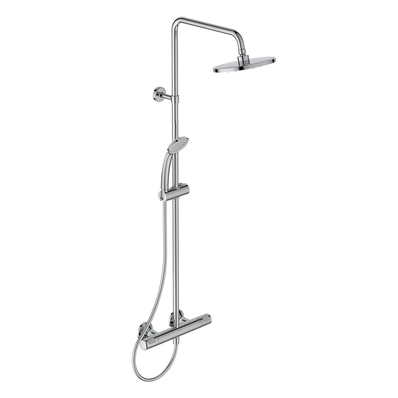 Ideal Standard Ceratherm T20 Thermostatic Dual Shower Mixer, Chrome, A7228AA