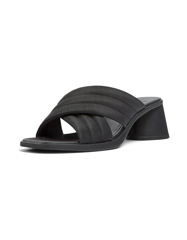 Camper Kiara Sandal, Heeled Sandal, Black, - Image 1