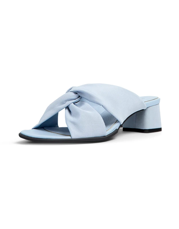 Camper Women's Heeled Sandal, Lt/Pastel Blue, 8