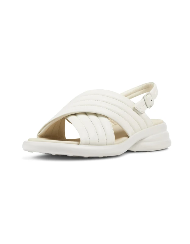 Camper Women's Spiro K201494 Heeled Sandal, White, 7 UK - Image 1