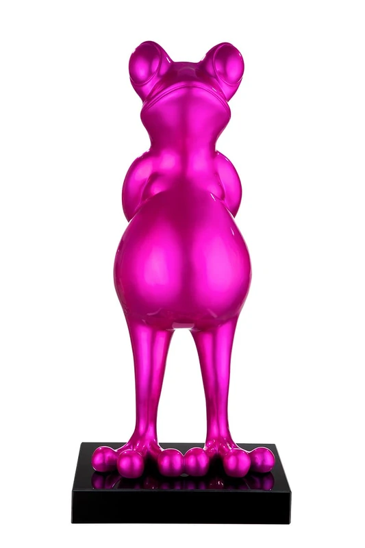 Casablanca modernes Design Sculpture, Resin Marble, Pink, Höhe 68 cm - Image 1