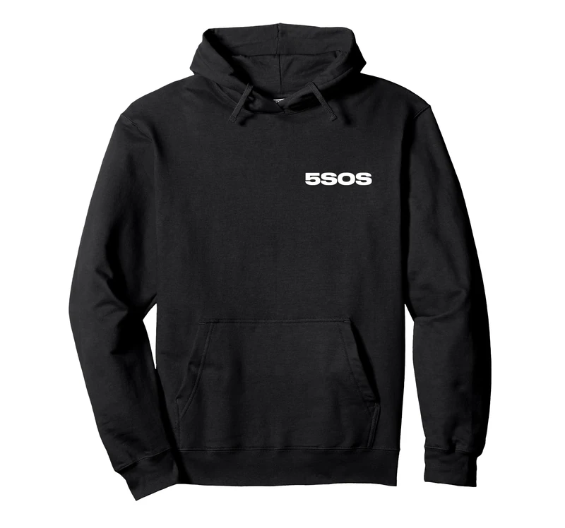 5 Seconds of Summer Logo Wildflower Back Print Pullover Hoodie