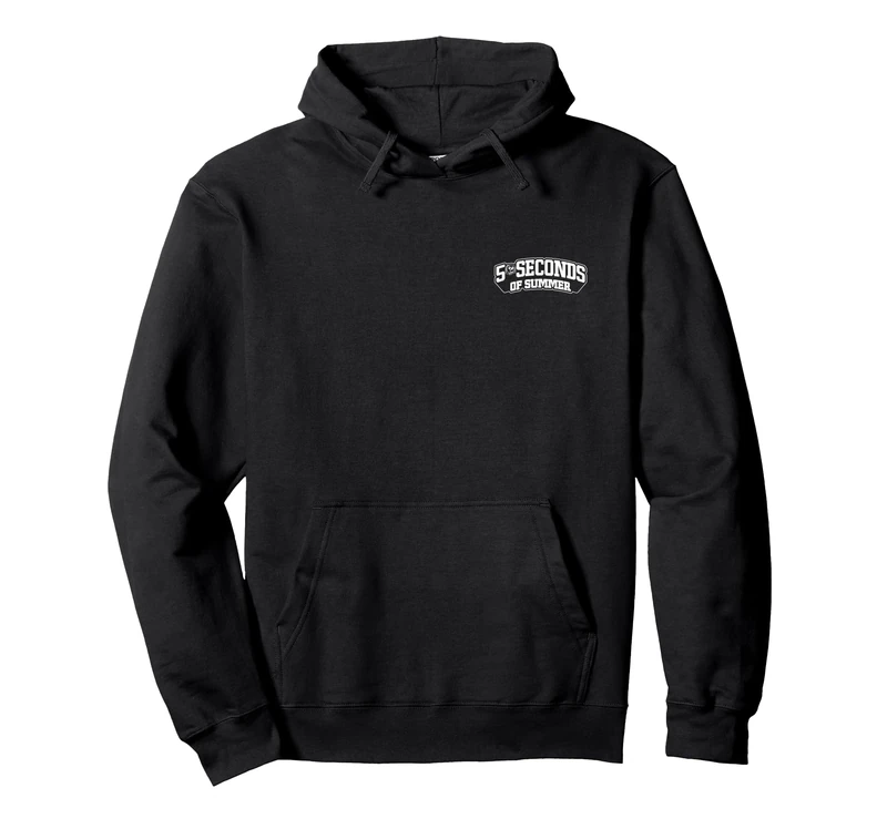 5 Seconds of Summer Logo Skull Back Print Pullover Hoodie