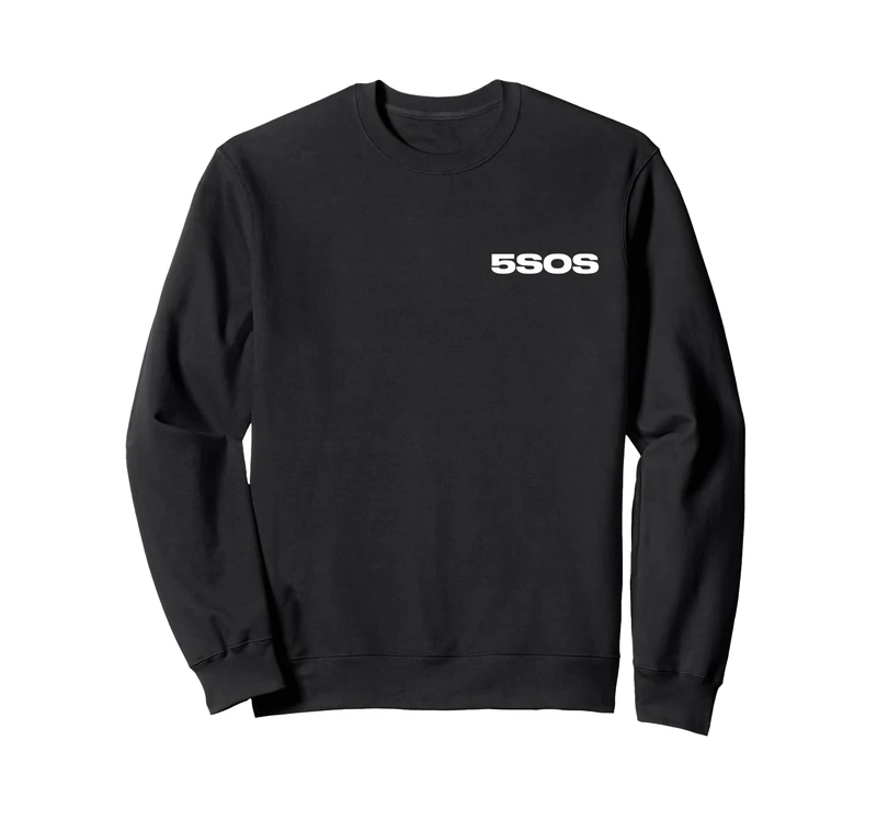 5 Seconds of Summer Logo Wildflower Back Print Sweatshirt - Image 1