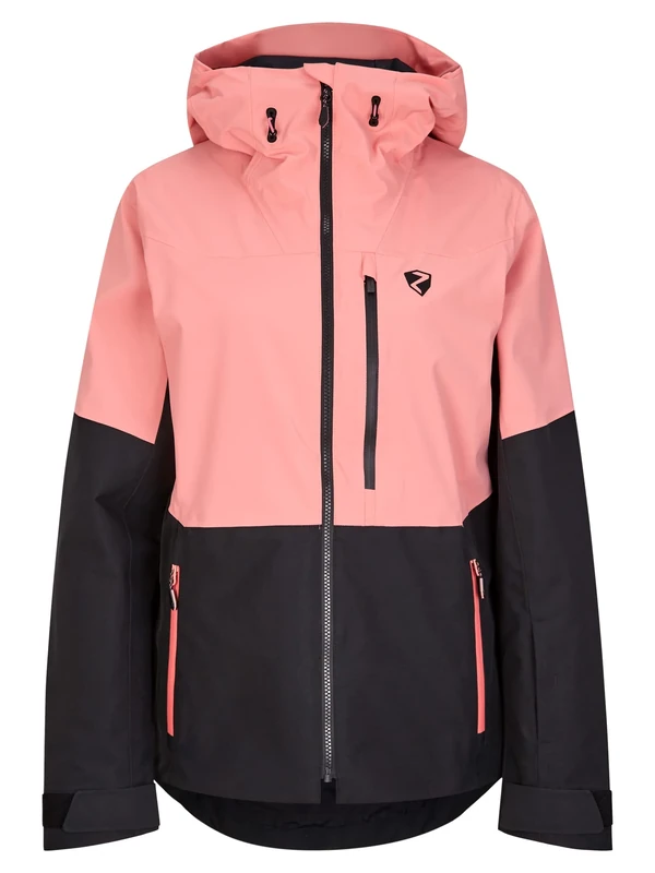Ziener Turis Women's Ski Jacket/Freeride | Sympatex PFC Free Wool Pink Vanilla 42