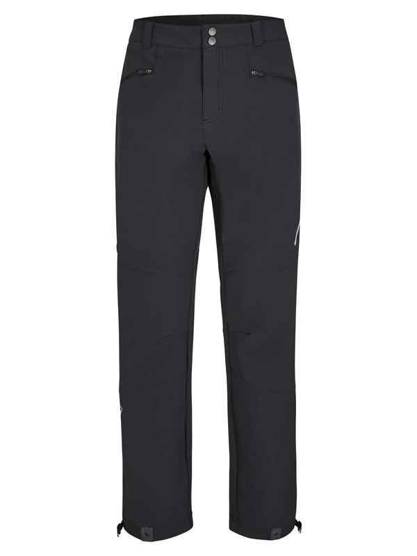 Ziener Men's Nerudo Softshell Trousers, ski Tour, Nordic, Windproof, Elastic, Functional, Black, 50 (EU)