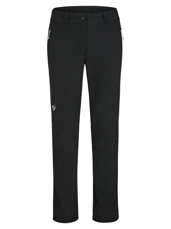 Ziener Women's Talpa Softshell Trousers, ski Tour, Outdoor, Windproof, Elastic, Functional, Black, 44 (EU)