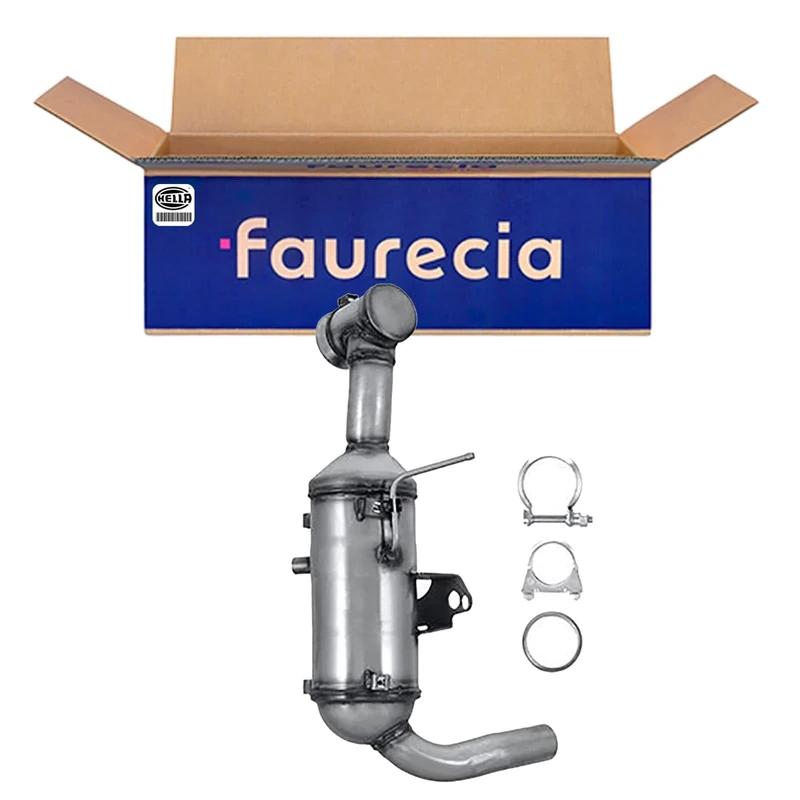 HELLA 8LG 366 070-801 Diesel Particulate Filter - Easy2Fit Kit - Euro 5 - One Piece - Set with Attachments - Cordierite (Mainly Long Distance Traffic)