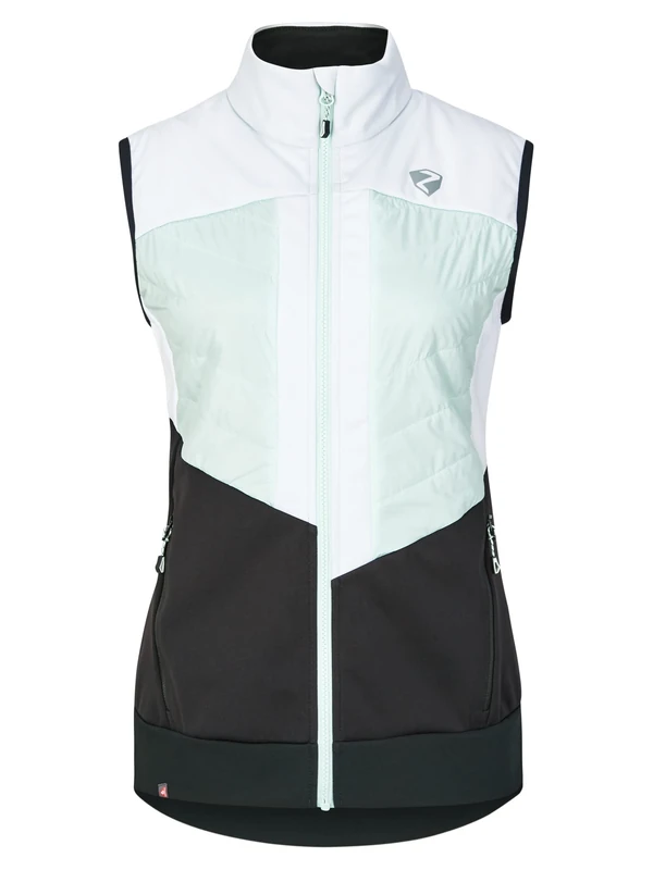 Ziener NIYA Women's Softshell/Hybrid Jacket Ski Tour | Breathable, Windproof, Primaloft, Ice, 40