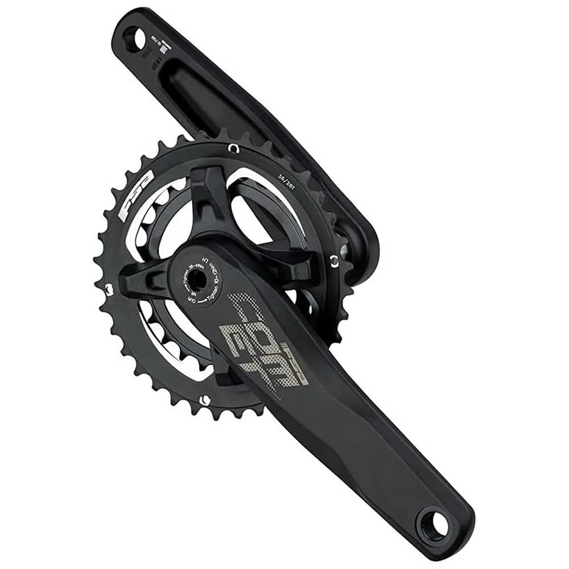 FSA Comet Modular Crankset, M/Exo 26/36, 175 mm M11/D10, Black