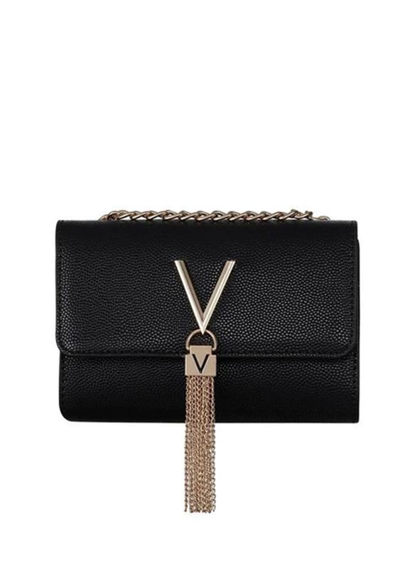 Valentino Women's 1R4-DIVINA Duffel Bag, Black/Oro, Talla Única