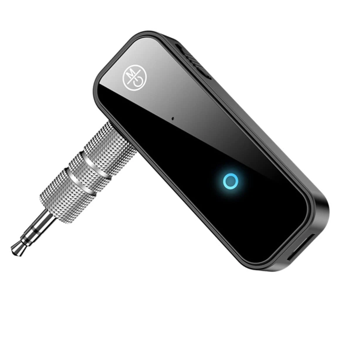 Bluetooth 5.0 Transmitter Receiver 2-in-1 Car Aux Adapter - Portable Mini Wireless 3.5mm Audio Adapter for Home, Car, PC, Music, Headphones, Speakers